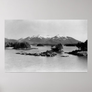 Poster Les Pyramides à Sitka, Alaska Photo