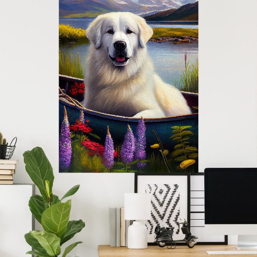 Poster Les Pyrénées sur une pagaie : une aventure Pittore (Bureau à domicile)