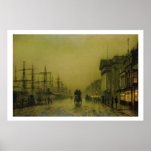 Poster les quais de Liverpool, les quais de douane et les
