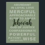 Poster Les qualités de l'Eternel | JW<br><div class="desc">Cette affiche montre les qualités remarquables de l'Eternel. Vous pouvez personnaliser le texte dans votre langue préférée et ajuster les couleurs et les éléments selon vos besoins.</div>