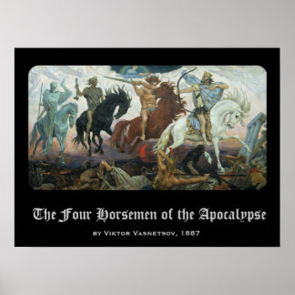 Poster Les quatre cavaliers de l'Apocalypse