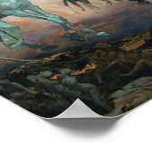 Poster Les quatre cavaliers de l'Apocalypse 1887 Peinture (Coin)