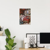 Poster Les quatre conditions de la société : pauvreté (Bureau à domicile)