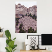 Poster Les quatre du Mont Rushmore (Bureau à domicile)