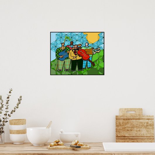 Poster Les Quatre Duffers (Poster d'Art) (Cuisine)