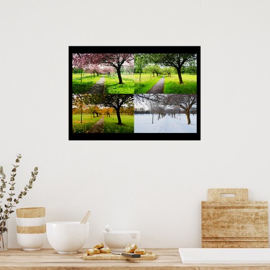 Poster Les Quatre Saisons (Cuisine)