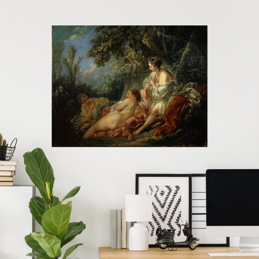 Poster Les Quatre Saisons, Été - François Boucher (Bureau à domicile)