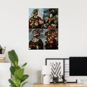 Poster Les Quatre Saisons" par le Follower de Giuseppe Ar (Bureau à domicile)