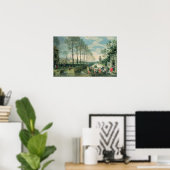 Poster Les Quatre Saisons : Printemps (Bureau à domicile)