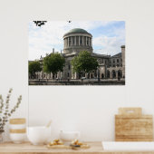 Poster Les Quatre Tribunaux, Dublin, Irlande (Cuisine)