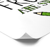 Poster les racines de l'éducation sont des enseignants am (Coin)