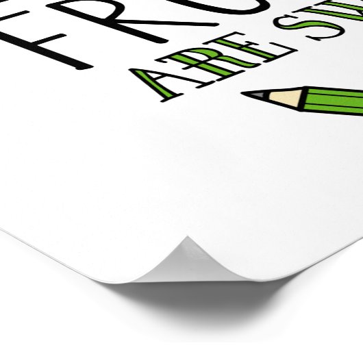 Poster les racines de l'éducation sont des enseignants am (Coin)