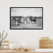 Poster Les Rangers du Texas au camp (Cuisine)