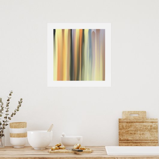 Poster Les rayures modernes (Cuisine)