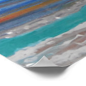 Poster Les réflexions du coucher du soleil (Coin)