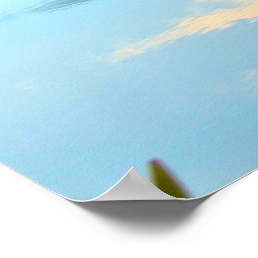 Poster Les réflexions du début du matin Paysage (Coin)