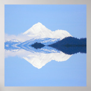 Poster Les réflexions du mont Shasta.......