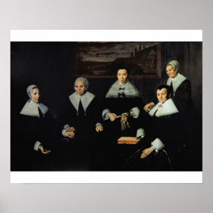 Poster Les Regents de l'Almhouse des Vieux Hommes, Haarle
