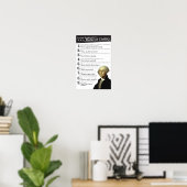 Poster Les règles de la Civilité de GW (Bureau à domicile)