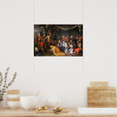 Poster Les reines de Perse aux pieds d'Alexandre (Cuisine)