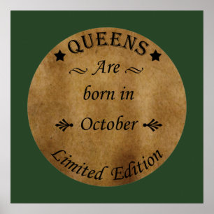 Poster Les reines naissent en octobre
