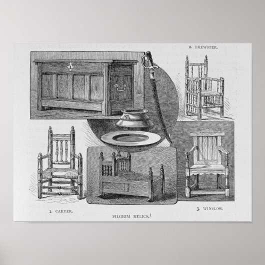 Poster Les reliques de pèlerins (Devant)