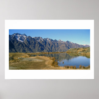 Poster Les Remarkables, Queenstown, Nouvelle-Zélande