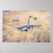 Poster Les renards des marais par David Poole Imprimer (Devant)