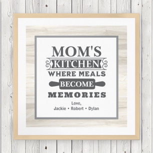 Poster Les repas de maman deviennent souvenirs Cuisine ru