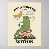 Poster Les réponses sont en vous Champignon Grenouille Sp (Devant)