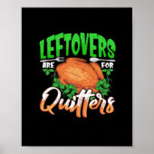 Poster Les Restes Sont Pour Les Quitters - Thanksgiving C (Devant)