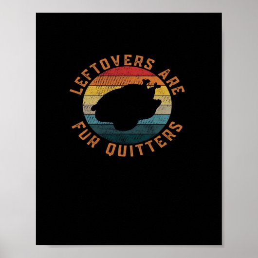 Poster Les restes sont pour Quitters Classic Aesthétique  (Devant)