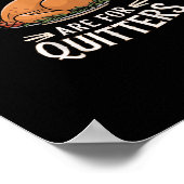 Poster Les Restes Sont Pour Quitters Drôle Thanksgiving N (Coin)