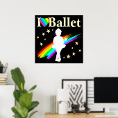 POSTER LES RÊVES DE BALLERINA VÉRIFIENT (Bureau à domicile)