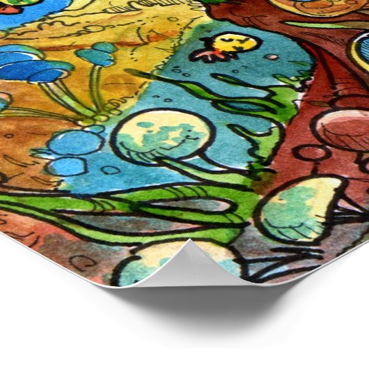 Poster Les rêves de corail (Coin)