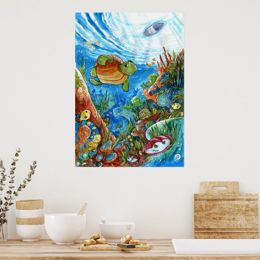 Poster Les rêves de corail (Cuisine)