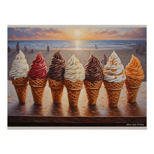 Poster Les rêves de glace sont faits de ces choses (Devant)