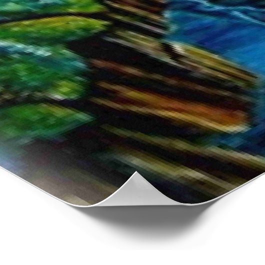 Poster Les rêves de léopard (Coin)