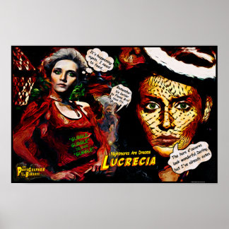 Poster Les Rêves De Lucrecia Sont Des Cauchemars