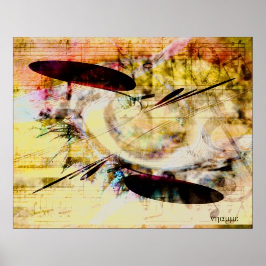 Poster Les rêves de musique (Devant)