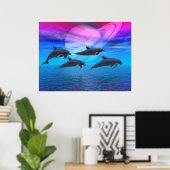 Poster Les rêves des dauphins (Bureau à domicile)
