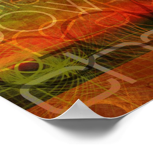 Poster Les rêves ne fonctionnent pas à moins que vous ne  (Coin)