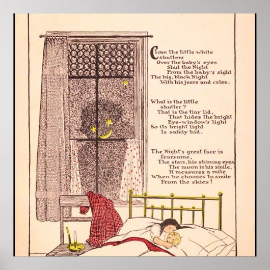 Poster Les rêves nocturnes Vintages d'Halloween (Devant)