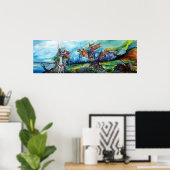 POSTER LES RIDERS DANS LA TEMPÊTE (Bureau à domicile)