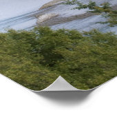 Poster Les rivières traversent une section de plaine de J (Coin)