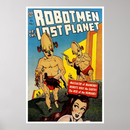 Poster Les robots de la planète perdue #1 (1952) (Devant)