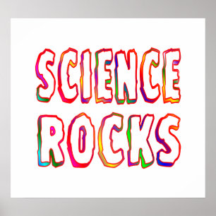 Poster Les rochers scientifiques