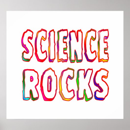 Poster Les rochers scientifiques (Devant)