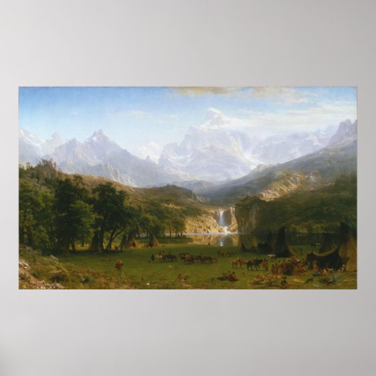 Poster Les Rocheuses, le pic de Lander (Devant)