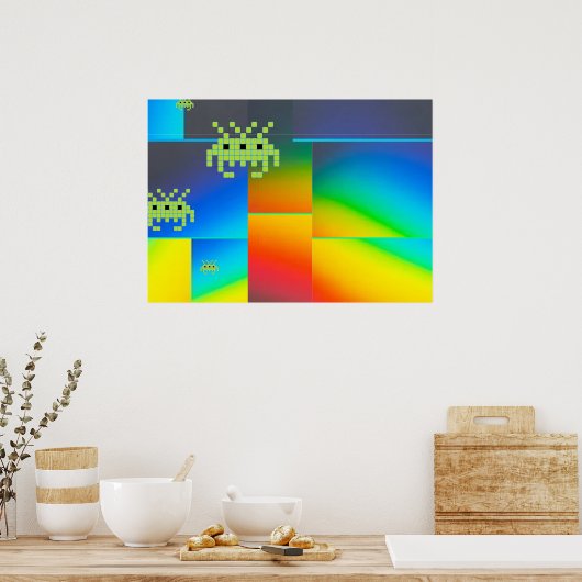 Poster Les rois d'un espace envahi (Cuisine)